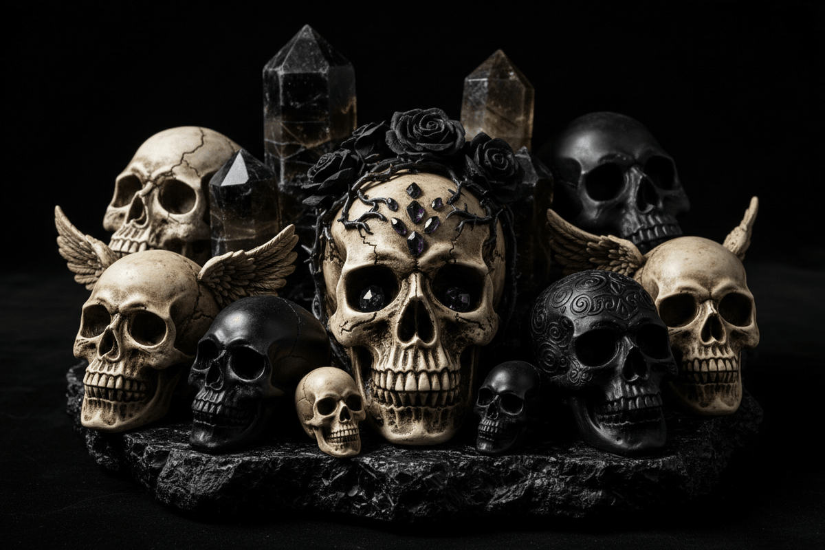 Skulls & Statues - The Dark Rose Emporium