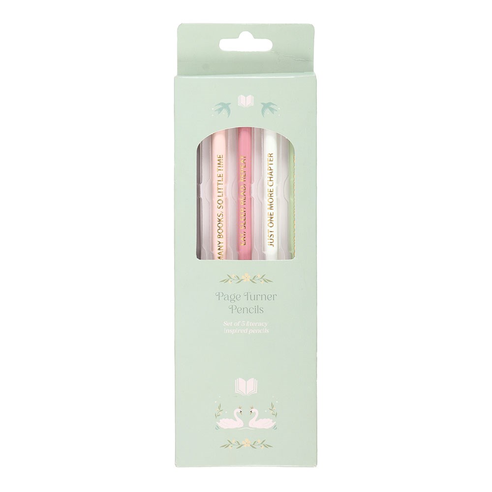 Pack of 5 Literature Inspired Pencils