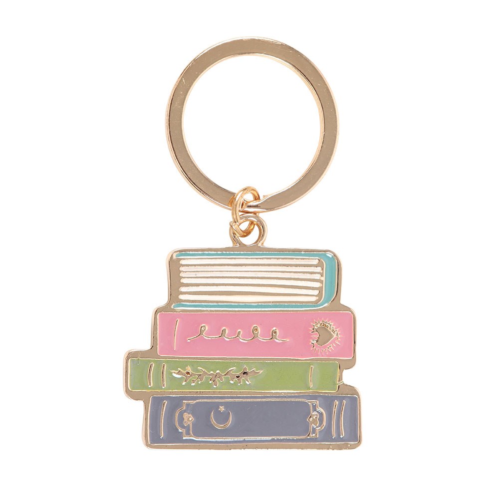 Book Worm Alloy And Enamel Keyring
