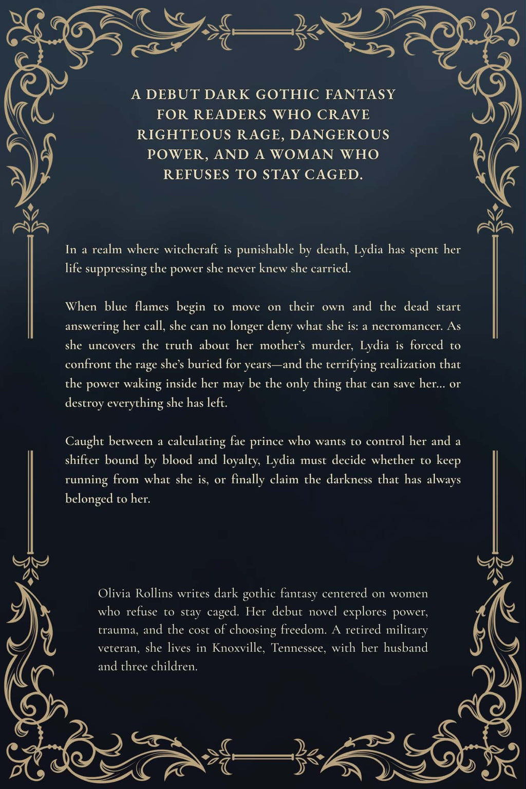 Bind Her Bones (Signed First Edition), by Olivia Rollins (softback, english edition)