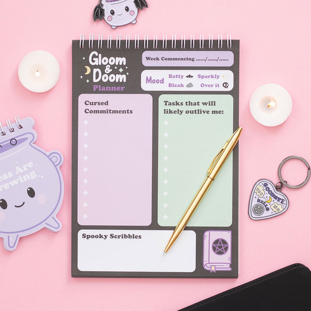 Candy Cauldron Gloom & Doom Desk Planner
