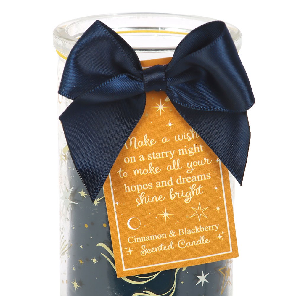 Starry Night Cinnamon & Blackberry Glass Tube Candle