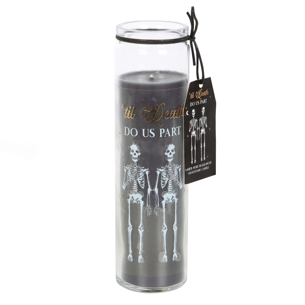 Til Death Do Us Part Amber Noir Fragranced Tube Candle