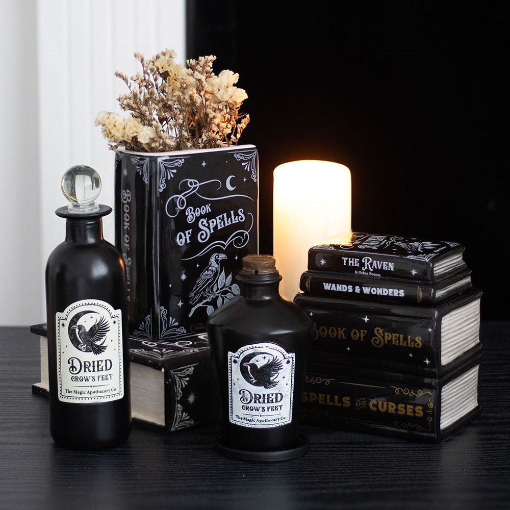 Book of Spells Book Shaped Vase - Vase - The Dark Rose Emporium
