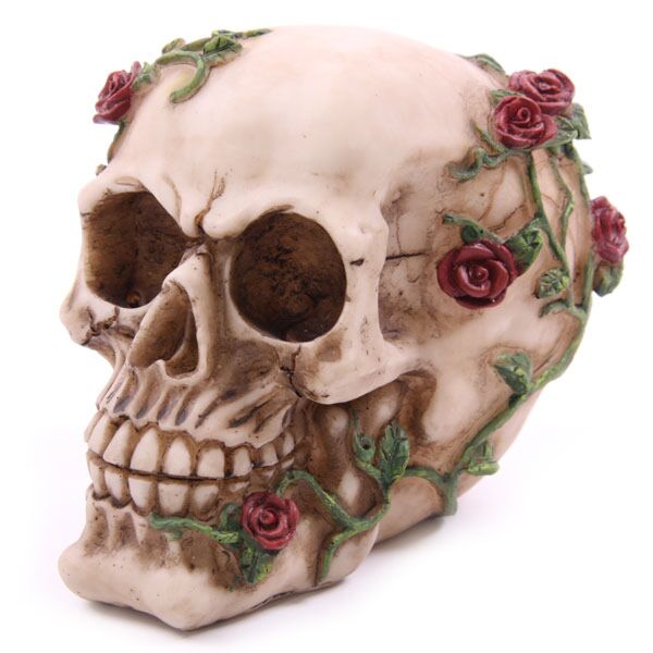 Skull With Roses
