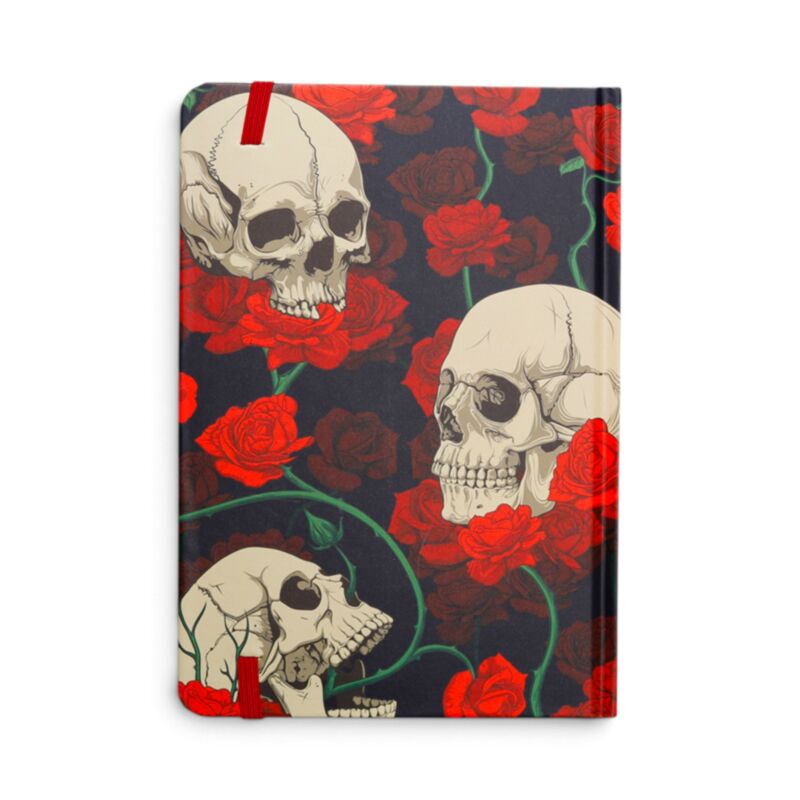 Skulls & Roses A5 Notebook