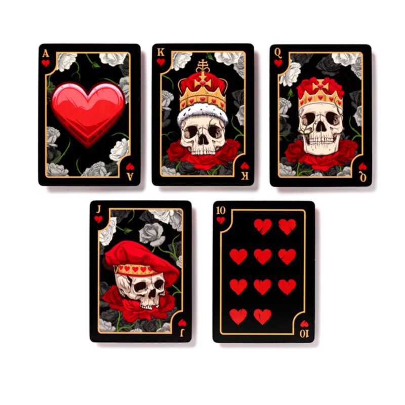 Skulls & Roses Playing Cards