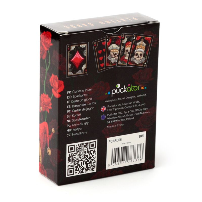 Skulls & Roses Playing Cards