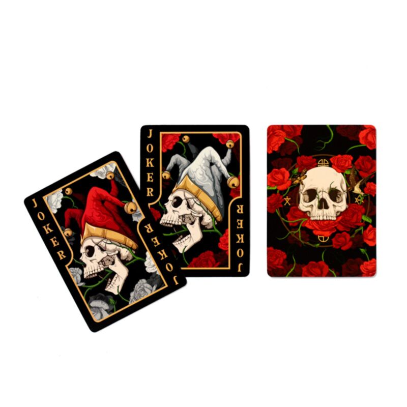 Skulls & Roses Playing Cards