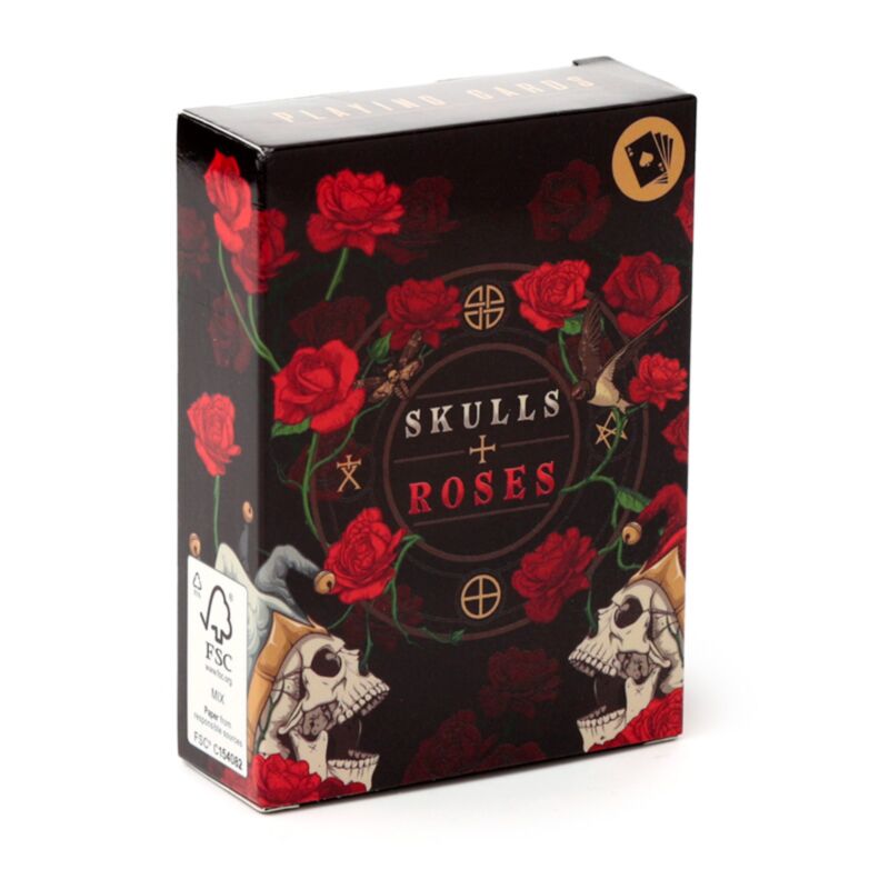 Skulls & Roses Playing Cards