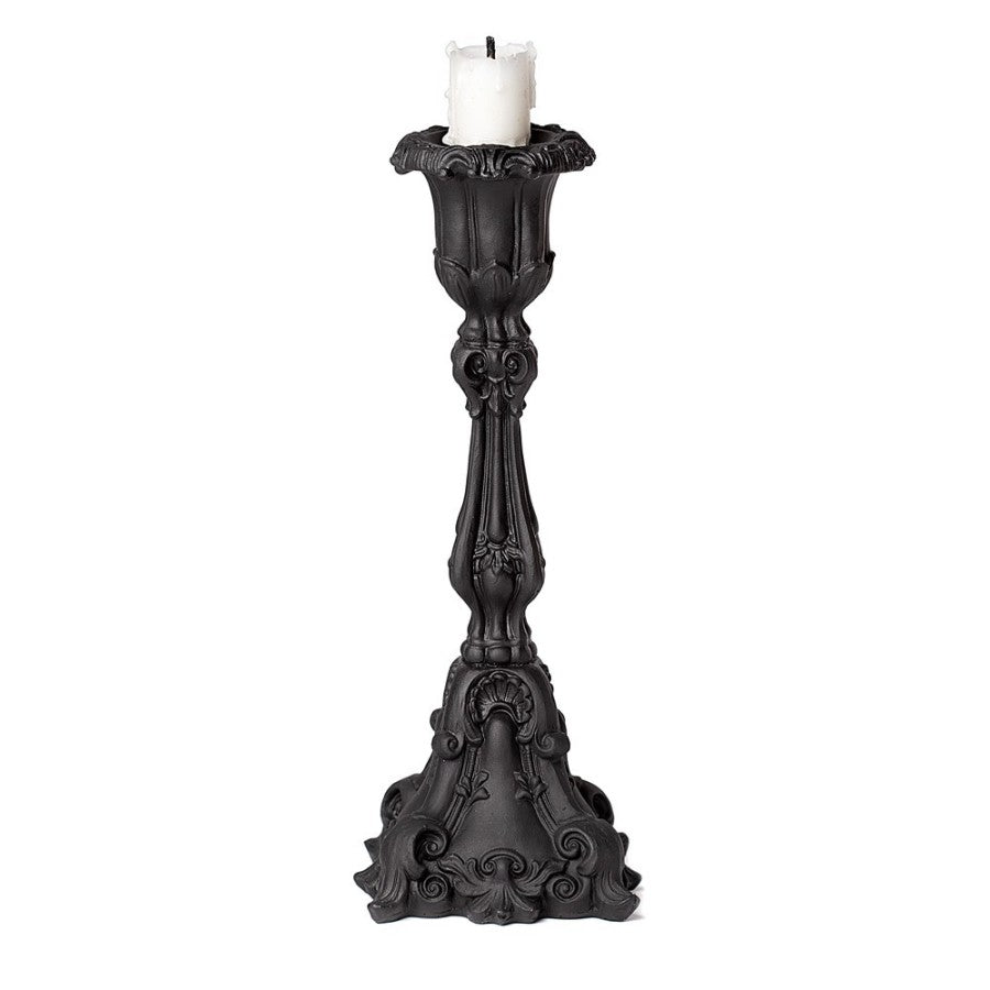 Baroque Candlestick (Black)