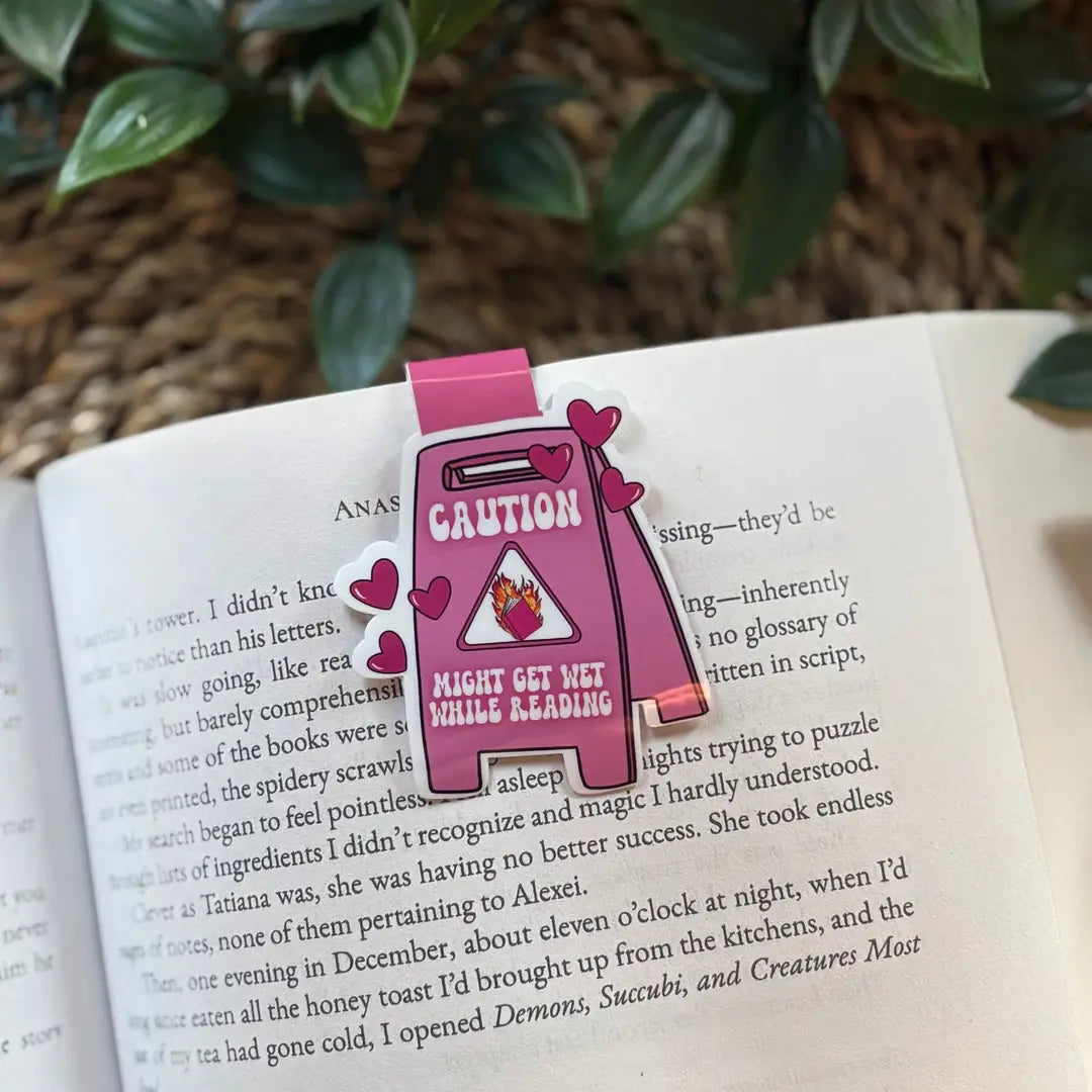Magnetic Bookmark - Caution: Might Get Wet While Reading