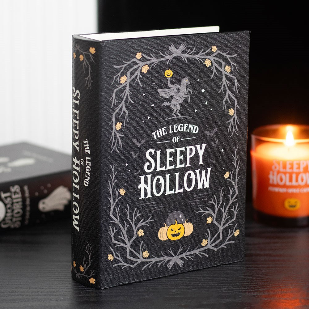 The Haunted Library Legend of Sleepy Hollow Book-Shaped Storage Box